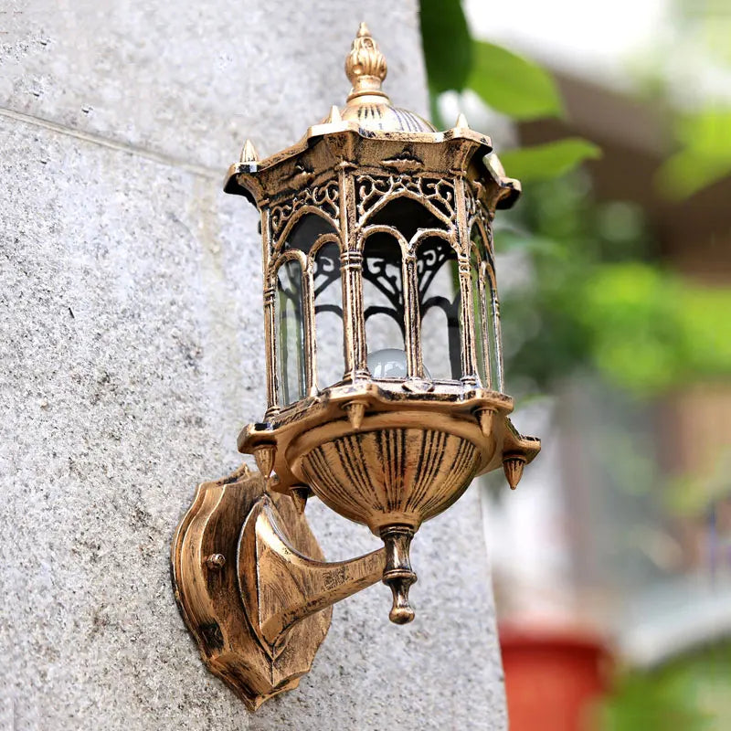 E27 Wall Lamp Garden Gateway Sconce Courtyard Corridor Villa Bra Residential Balcony Lights