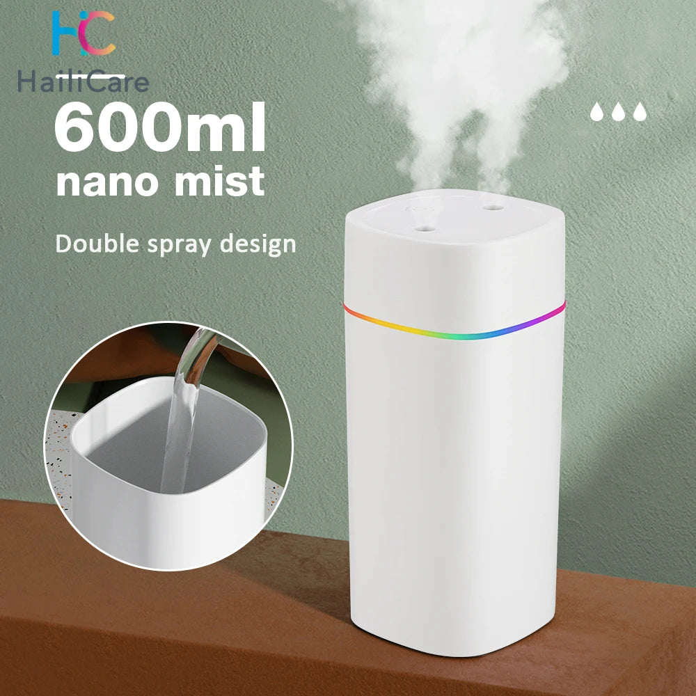 USB Cool Mist Sprayer Portable 600ml Electric Air