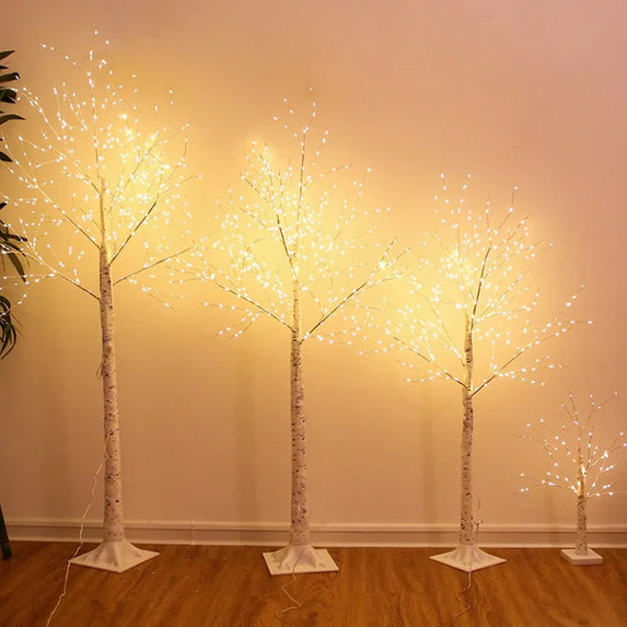 Creative LED Birch Tree Bedroom Light for Landscape Luminous Decoration Home Room Decoration Christmas Tree Easter Gift