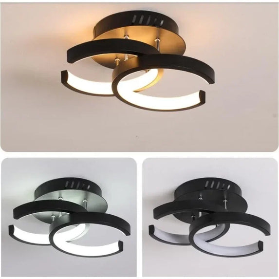 New Modern LED Double Ceiling Lighting Fixtures Home Appliance Stairs Living Room Bedroom Bedside Lamps Official-website