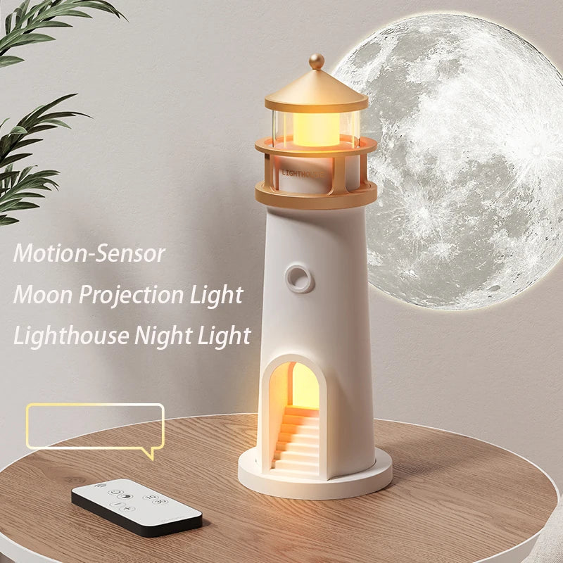 Moon Projection Light White Noise Bluetooth Speaker Nightlights Candle Lamp Room Entryway Decorations Lights