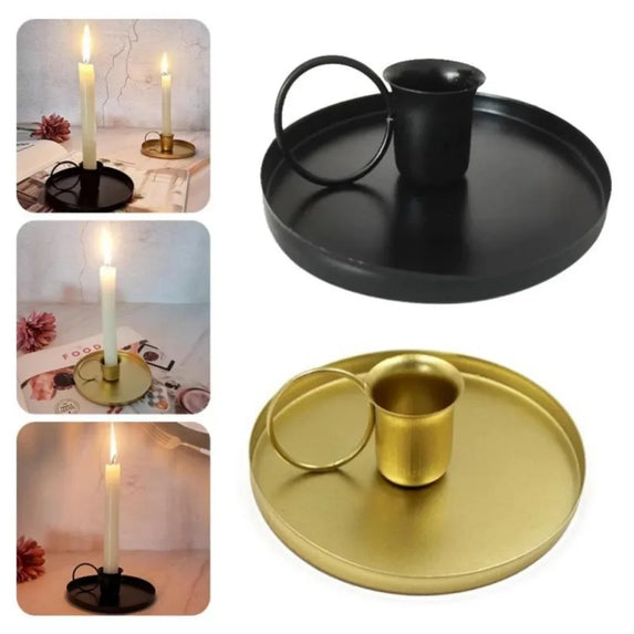 Adornment Metal Candlestick Taper Candle Holder