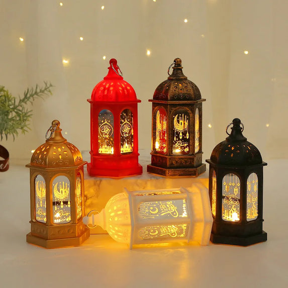 LED Lantern Light Eid Mubarak Decoration for Home