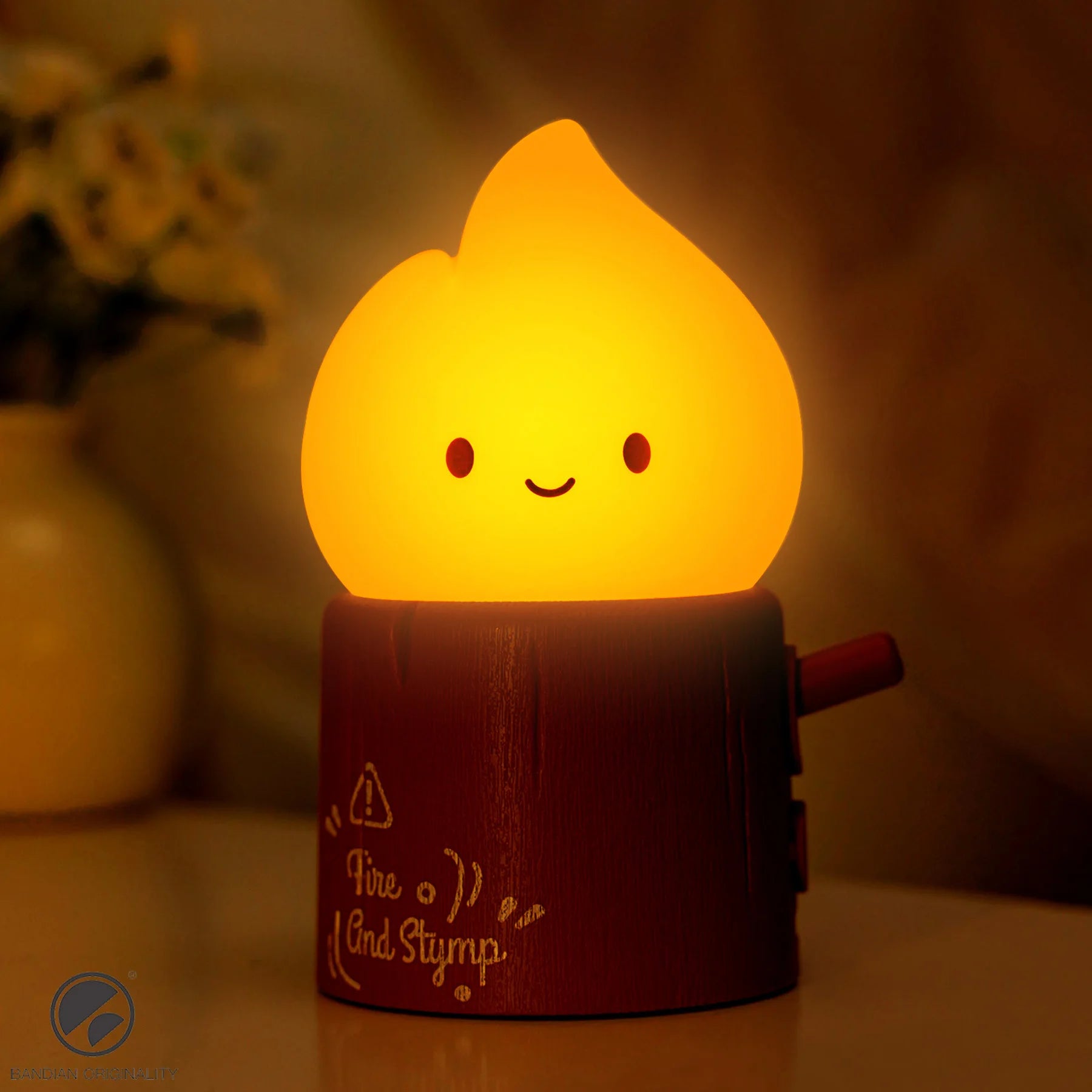 Flameless Candles Night Light Cute Kerosene Sleeping Nightlights Dimmable 2 Lighting Modes Bedside Lamp For Kid Bedroom